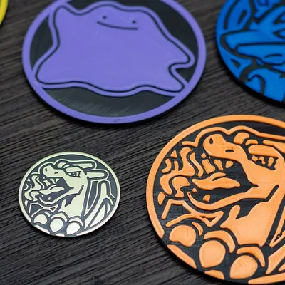Pokemon Coasters Vol. 1 - Charizard, Lucario, Psyduck, Ditto, Metagross