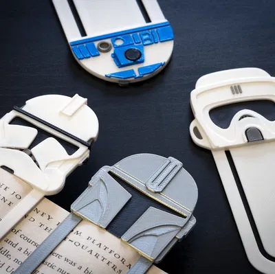 Bookmark Star Wars (Mandalorian, Clone Trooper, Scout Trooper, R2-D2)