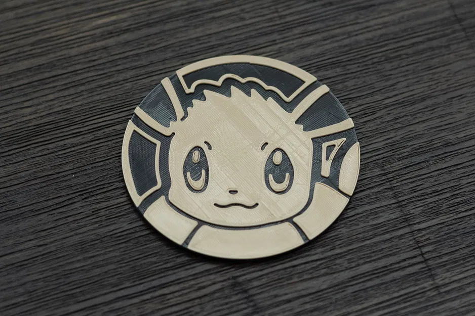 Lót ly Pokemon Vol. 2 - Gengar, Rayquaza, Pikachu, Eevee, Victini - Image 4