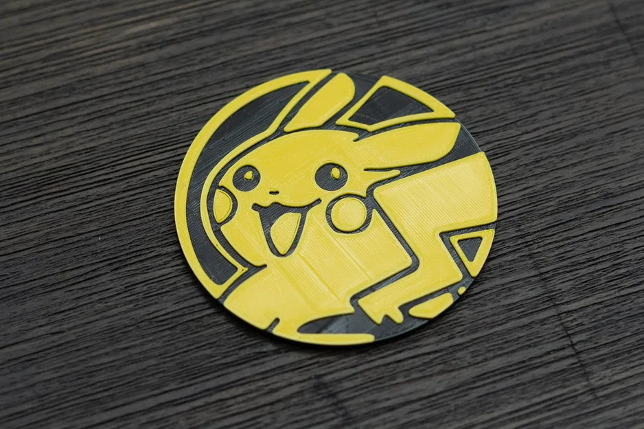 Lót ly Pokemon Vol. 2 - Gengar, Rayquaza, Pikachu, Eevee, Victini - Image 5