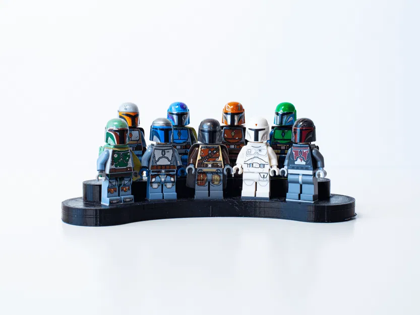 Kệ Trưng Bày 9x LEGO Minifigure - Image 1