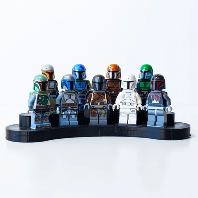 Kệ Trưng Bày 9x LEGO Minifigure