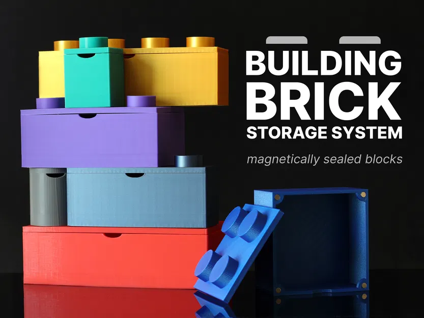 Lưu Trữ Brick – Hệ Module Tổ Chức Gắn Nam Châm - Image 1