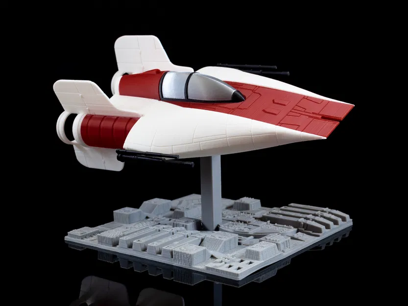 A-Wing bay trên Death Star - Star Wars (Không cần Supports, Không cần AMS) - Image 1