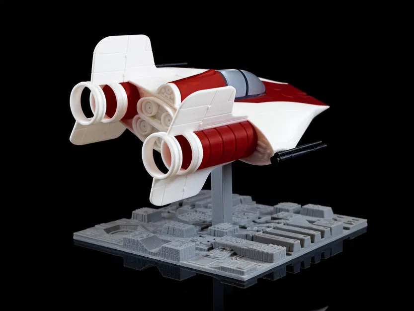 A-Wing bay trên Death Star - Star Wars (Không cần Supports, Không cần AMS) - Image 3