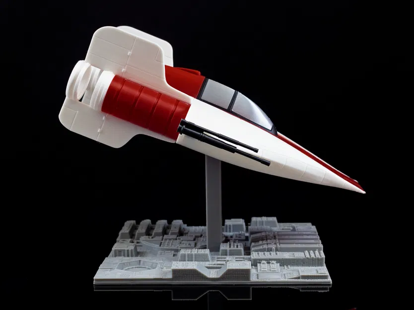 A-Wing bay trên Death Star - Star Wars (Không cần Supports, Không cần AMS) - Image 4