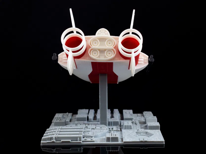 A-Wing bay trên Death Star - Star Wars (Không cần Supports, Không cần AMS) - Image 6