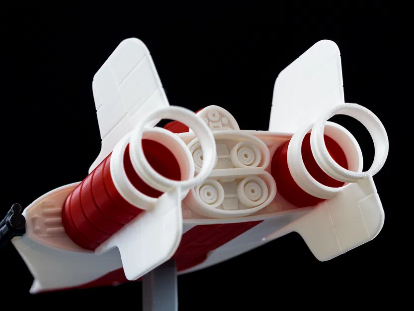 A-Wing bay trên Death Star - Star Wars (Không cần Supports, Không cần AMS) - Image 7