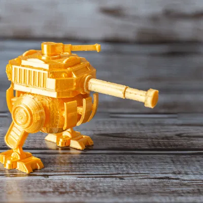 Robot Mech Xe Tăng (Tank Mech Robot) Retro Tương Lai