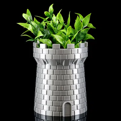 Chậu trồng cây Tháp Lâu Đài (Castle Tower Planter)