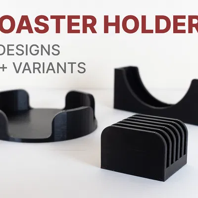 Bộ Kệ/Holder Coaster Tròn – Hơn 10 Biến Thể