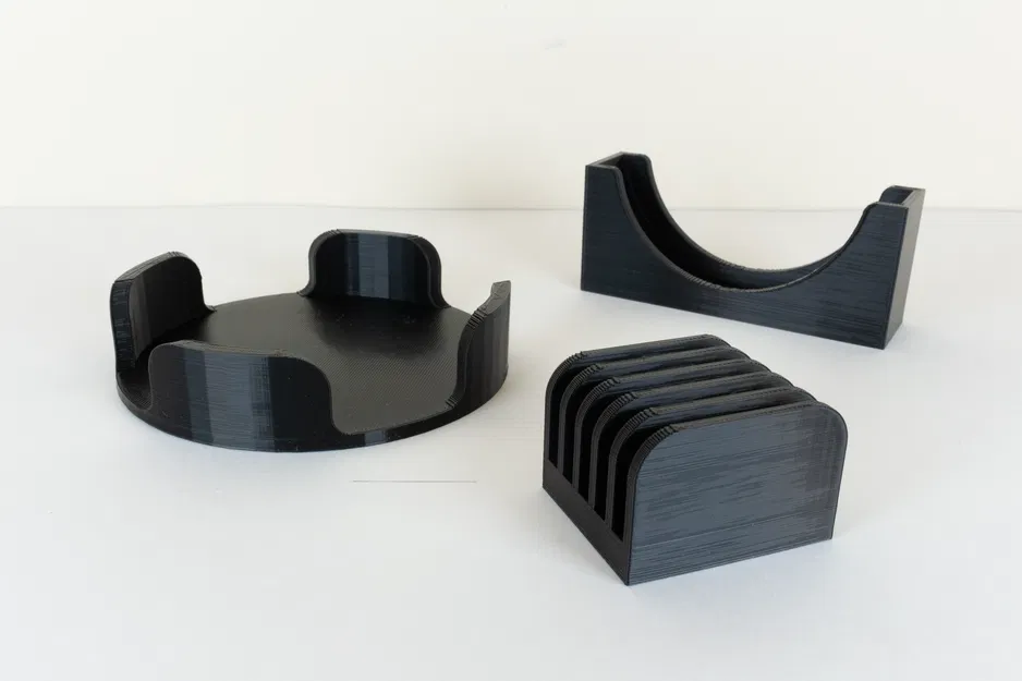 Bộ Kệ/Holder Coaster Tròn – Hơn 10 Biến Thể - Image 2