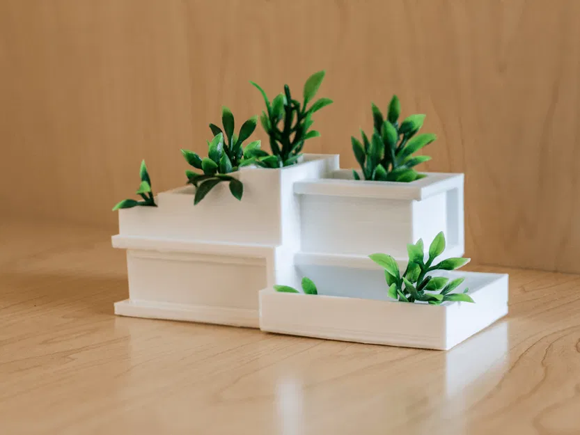 Chậu trồng cây Kiến trúc Hiện đại (Modern Architecture Planter) - Image 2