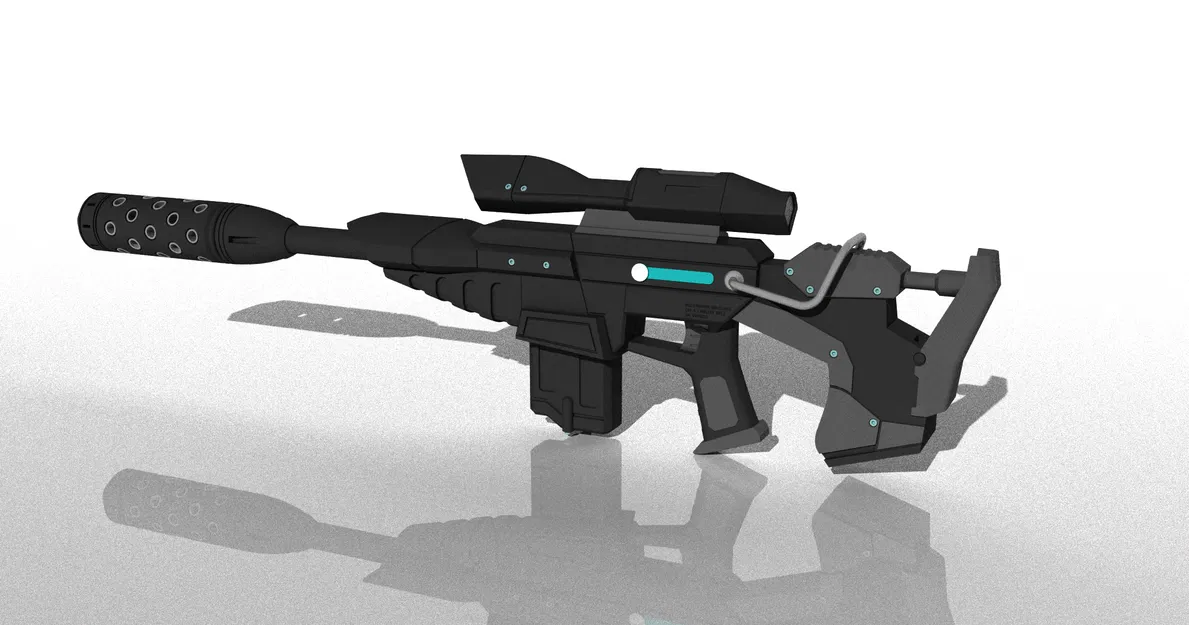 Súng bắn tỉa Starcraft C-20A Canister Rifle (Nova/Ghost Sniper Rifle) - Image 2