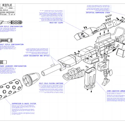 Súng bắn tỉa Starcraft C-20A Canister Rifle (Nova/Ghost Sniper Rifle)