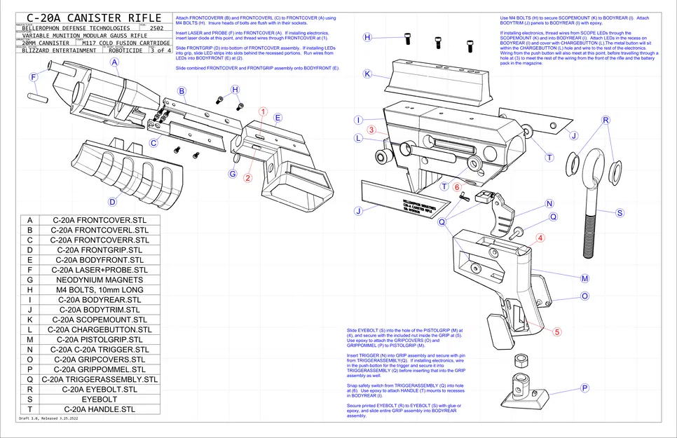 Súng bắn tỉa Starcraft C-20A Canister Rifle (Nova/Ghost Sniper Rifle) - Image 4