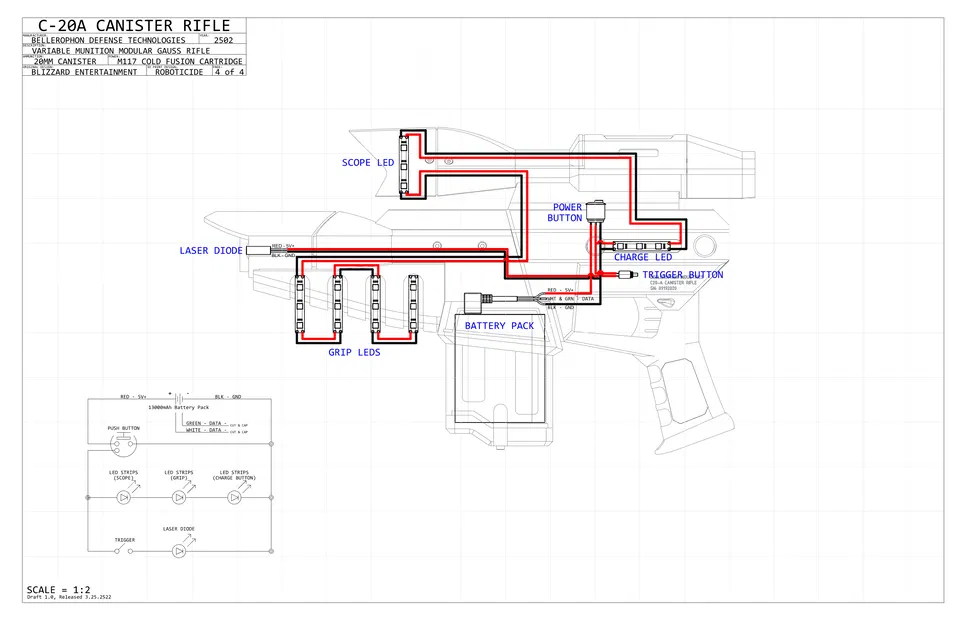Súng bắn tỉa Starcraft C-20A Canister Rifle (Nova/Ghost Sniper Rifle) - Image 6