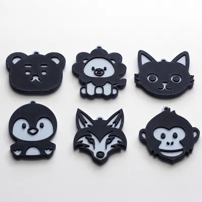 Móc Khóa Thú Cưng Dễ Thương – 8 Mẫu Thiết Kế