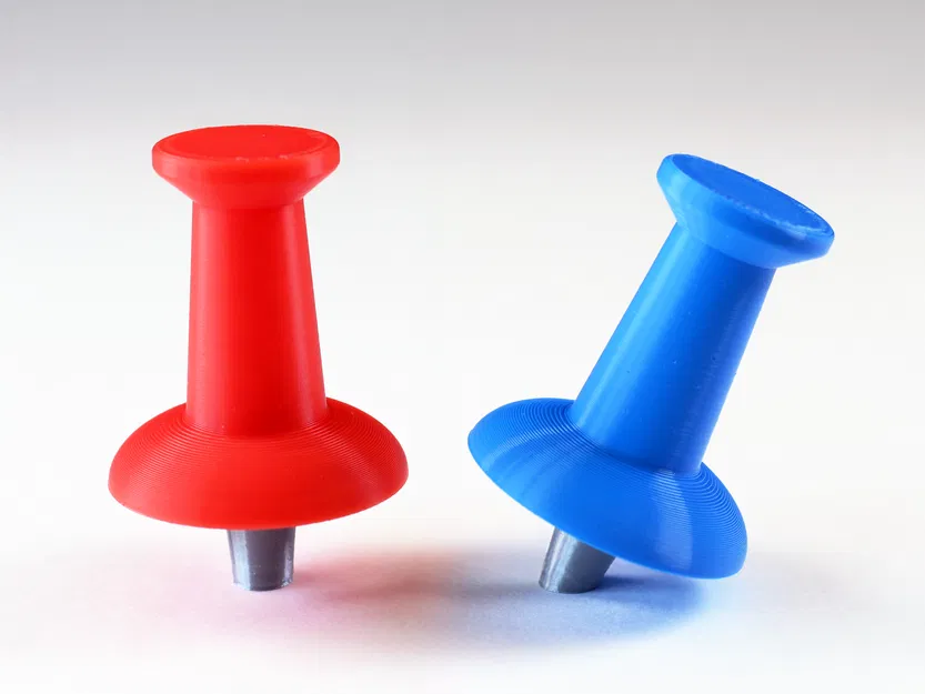 Nam châm tủ lạnh hình Push Pin (ghim bấm) - Image 1