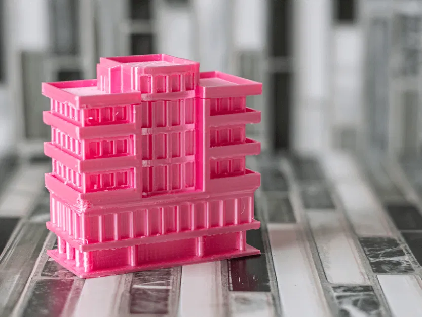 Tòa nhà chung cư (Apartment Building) tối giản - Image 1