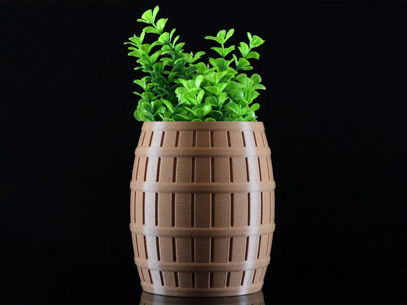 Chậu Trồng Cây / Khay Tổ Chức Dạng Thùng (Barrel Planter / Organizer) - Image 1