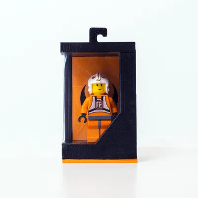Hộp trưng bày LEGO Minifigure phong cách Black Series