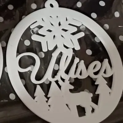 Quả cầu trang trí cây thông Noel cá nhân hoá