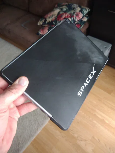 Ốp lưng iPad Air 2 logo SpaceX (sẵn sàng in 3D) - Image 1