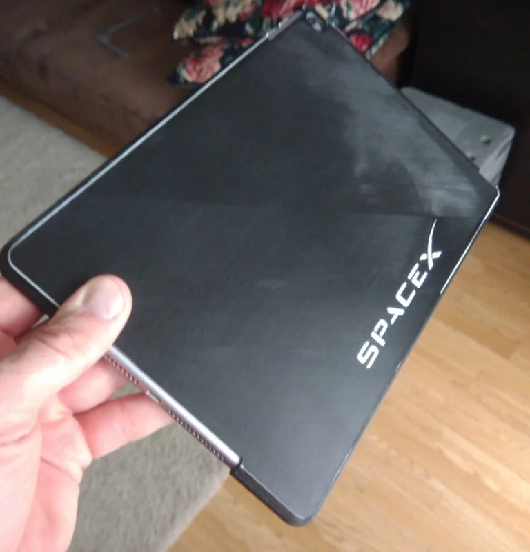 Ốp lưng iPad Air 2 logo SpaceX (sẵn sàng in 3D)