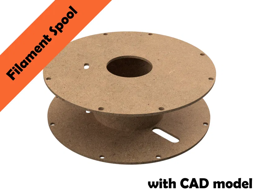 Cuộn Dây Filament 3D: Mô Hình STL & File CAD Tiện Lợi - Image 1