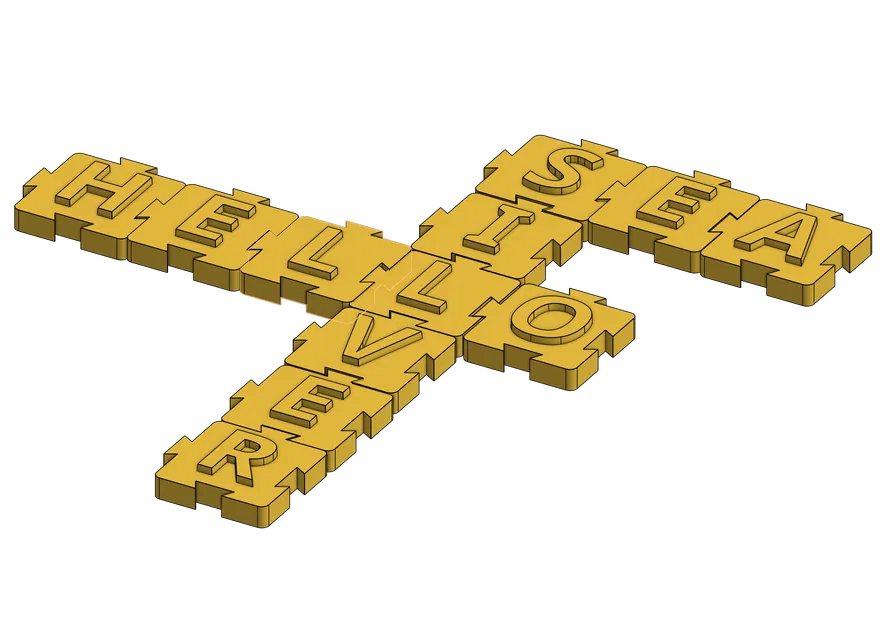 Chữ Cái Lắp Ghép 3D Đa Năng Cho Game Và Học Tập - Image 1