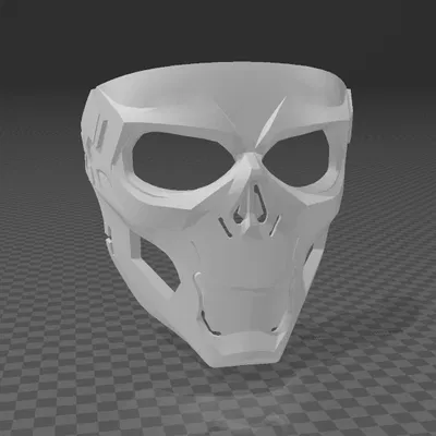 Mặt nạ Death Shadow (Escape From Tarkov) - Model in 3D