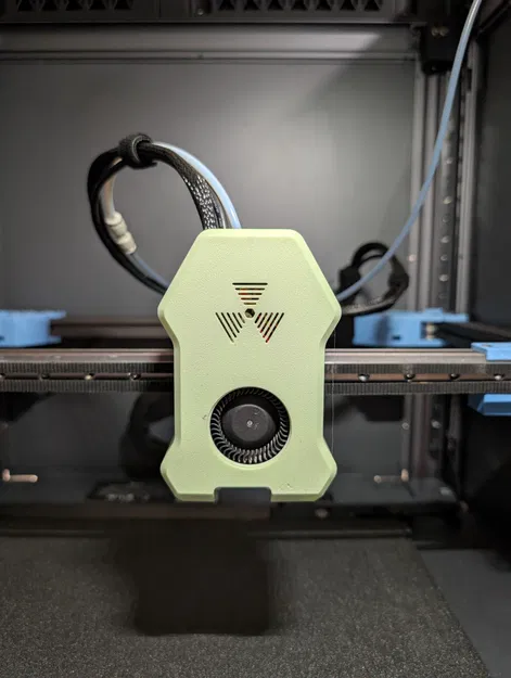 Cover Atomic fan-less cho SV08, có clips & nhìn nozzle rộng [Eddy compatible] - Image 1