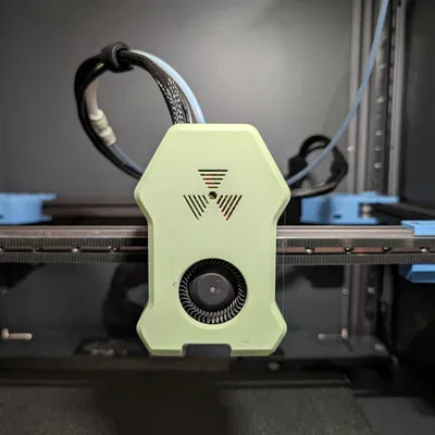 Cover Atomic fan-less cho SV08, có clips & nhìn nozzle rộng [Eddy compatible]