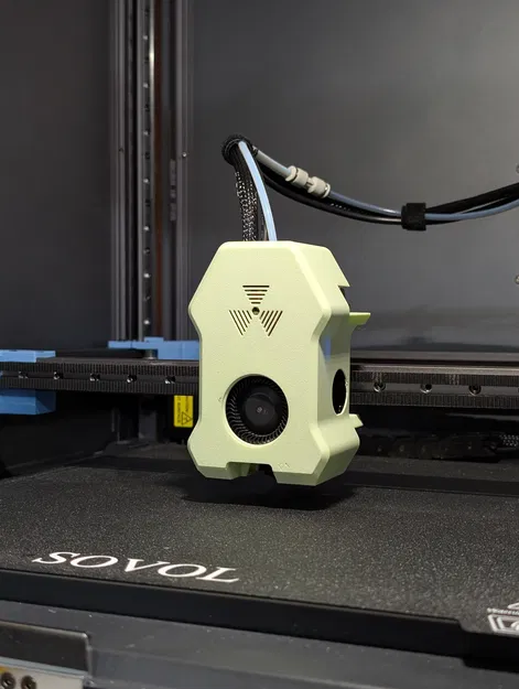 Cover Atomic fan-less cho SV08, có clips & nhìn nozzle rộng [Eddy compatible] - Image 2