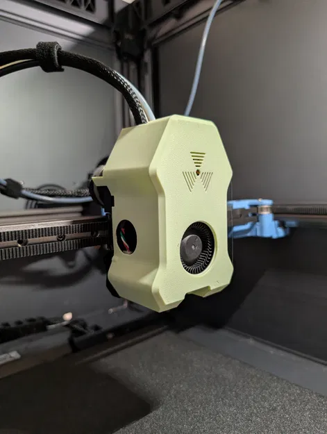 Cover Atomic fan-less cho SV08, có clips & nhìn nozzle rộng [Eddy compatible] - Image 3