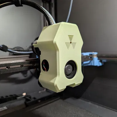 Cover Atomic fan-less cho SV08, có clips & nhìn nozzle rộng [Eddy compatible]