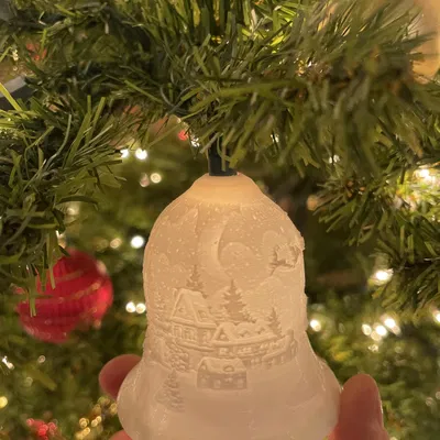 Chuông Giáng Sinh Lithophane - Trang Trí Cây Thông Độc Đáo