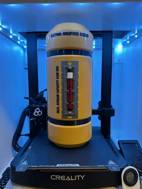 Bình Monsters Inc Scream Canister có nắp tháo rời (nam châm) - Image 1