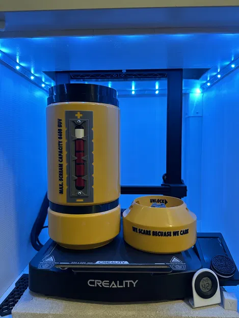 Bình Monsters Inc Scream Canister có nắp tháo rời (nam châm) - Image 2