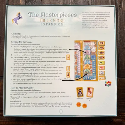 Insert/Organizer Mille Fiori + The Masterpieces Expansion