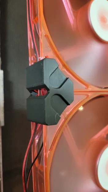 Khớp nối/giữ quạt không cần ốc tương thích quạt 120mm & 140mm - Image 2