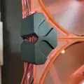 Khớp nối/giữ quạt không cần ốc tương thích quạt 120mm & 140mm - Thumbnail 2