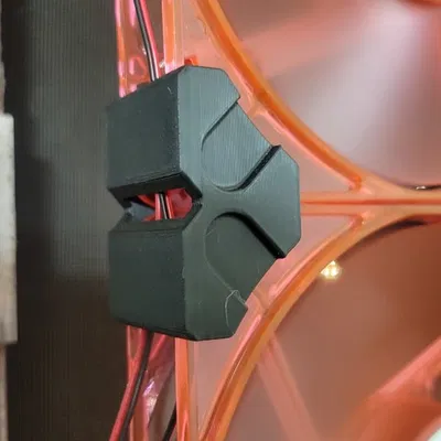 Khớp nối/giữ quạt không cần ốc tương thích quạt 120mm & 140mm