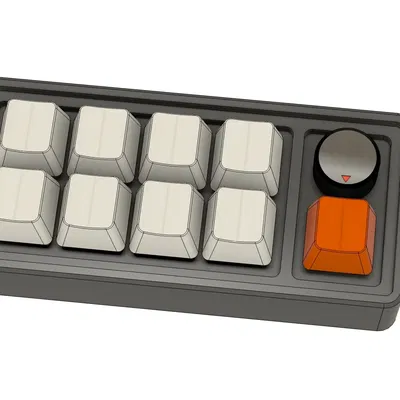 Macro Keyboard (9 phím + 1 núm vặn)