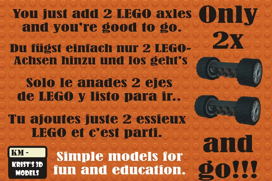 Xe Sơ Mi Rơ Moóc LEGO 3D - Mô Hình In 3D Sáng Tạo - Image 2