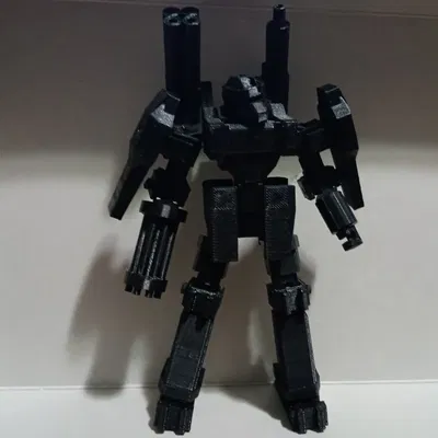 Heavy Weapons Mech (Attack Spec) – Mecha model kit không cần keo