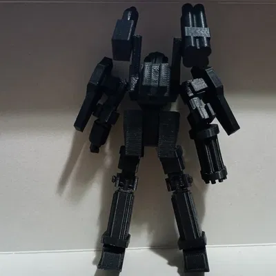 Heavy Weapons Mech (Attack Spec) – Mecha model kit không cần keo