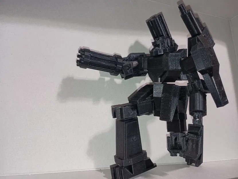 Heavy Weapons Mech (Attack Spec) – Mecha model kit không cần keo - Image 3