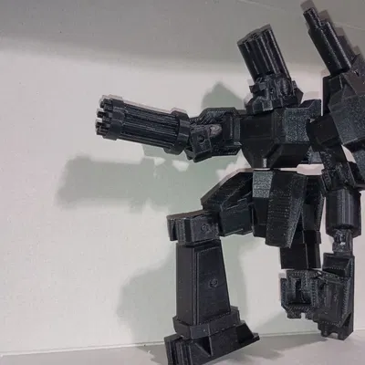 Heavy Weapons Mech (Attack Spec) – Mecha model kit không cần keo